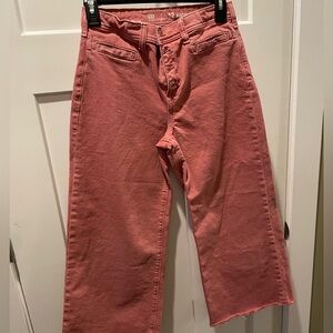Girls- Gap new, pink, size 14 plus, ankle jeans.